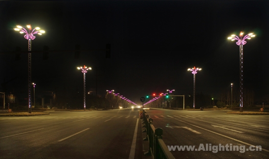 聊城市高新区城市道路照明工程详解——2015神灯奖申报项目