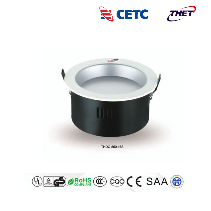 同辉大角度大功率高亮足瓦纯铝LED筒灯