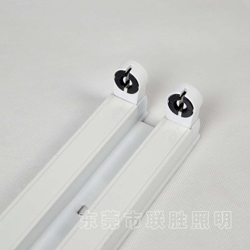 双管T8铝合金支架，T8加厚铝支架，串联铝支架