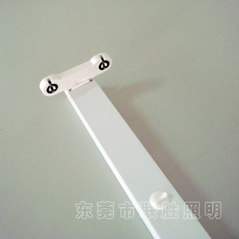 LED双头支架，一拖二飞机头支架，T8铁皮支架