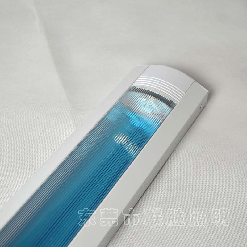 单管防尘支架，LED PC罩支架，T8单管带罩支架