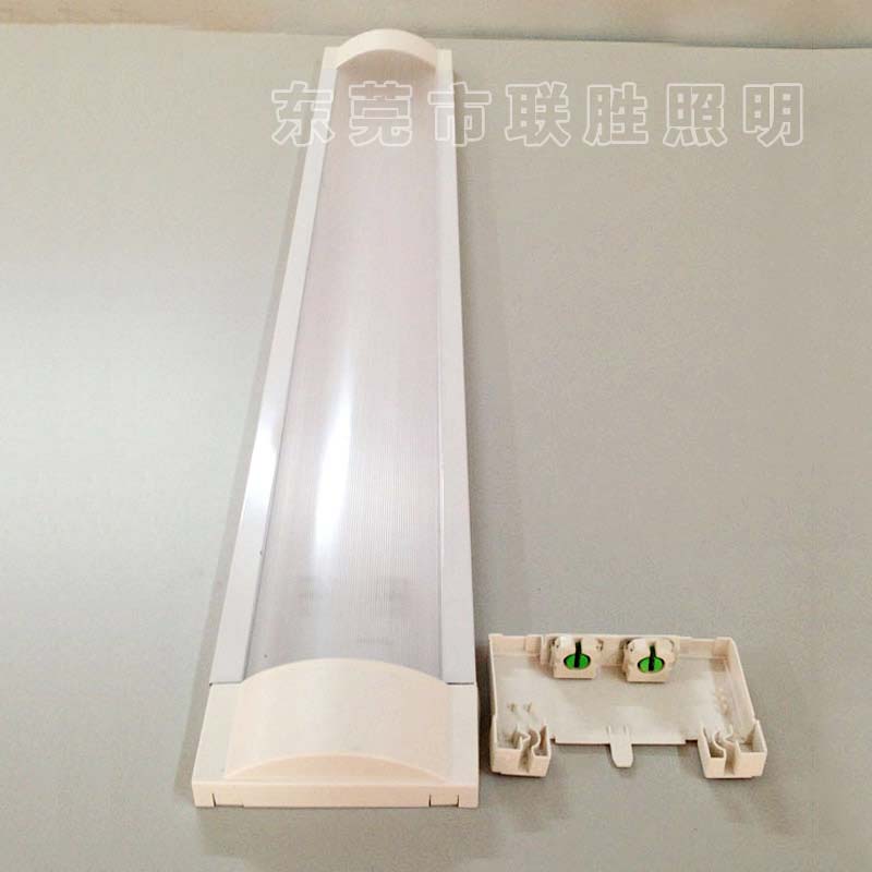 双管PC罩支架，T8双头防尘支架，LED双管带罩支架