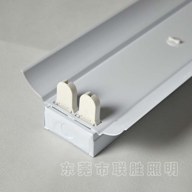 双管带罩铁支架，T8双管LED支架，吊装T8支架