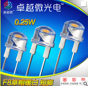 8mm草帽暖白 0.25w