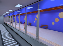 6004：地铁站照明模型