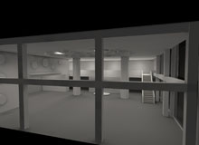 4037：现代化风格商业大厅模型