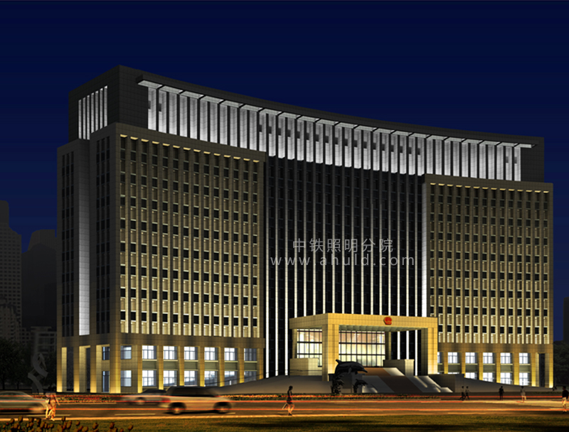 枞阳政府综合楼夜景照明设计