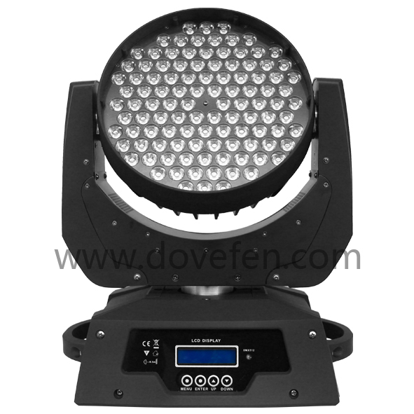 108颗3W LED调焦摇头灯 108颗3W电脑摇头染色灯 LED摇头灯