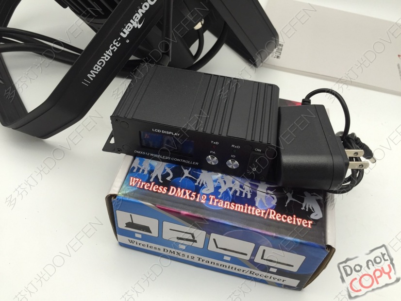 厂家直销DMX无线信号接受器 无线DMX信号收发器
