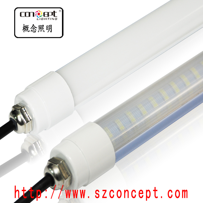 概念照明防水LED灯管T8外贸批发LED防水灯管 地下车库鱼缸游泳馆大型冷库专用高级别防水LED灯管
