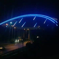 伊斯坦布尔ESENYURTBELEDIYESI大桥灯光设计详解