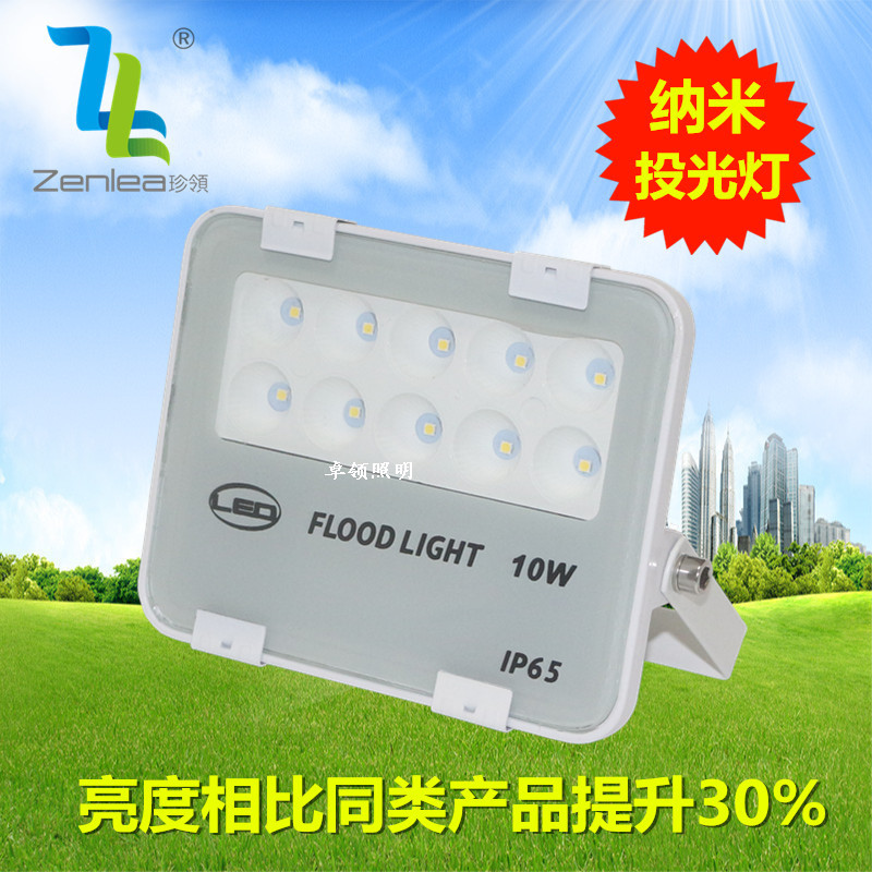 Zenlea珍领 10W防水聚光投射灯 LED纳米投光灯