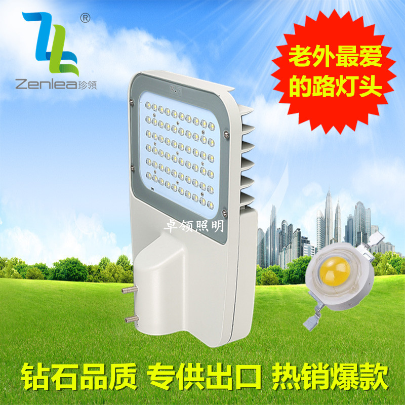Zenlea珍领 LED抗雷击平板路灯 60W100W防水道路灯  飞利浦驱动 IP65