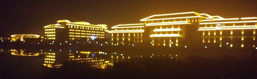 滨州惠民圣豪温泉度假酒店楼体景观照明工程