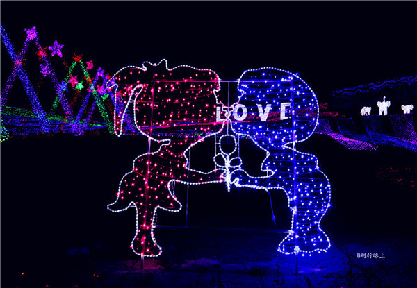 据说这个梦幻灯光节照亮了三亚