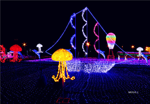 据说这个梦幻灯光节照亮了三亚