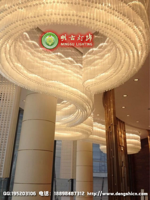 郑州会所照明工程灯具定制设计项目