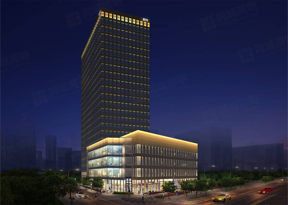 新江湾城24-9地块商办项目泛光照明设计方案