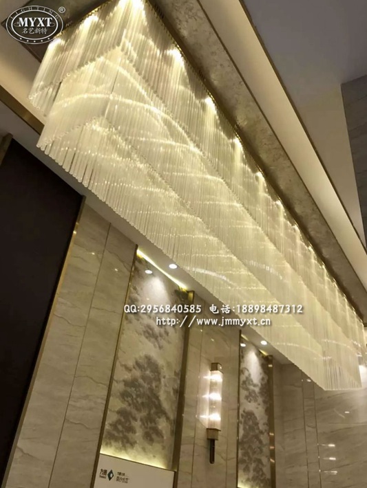 「样板间灯具案例」广州南沙地产样板间灯具定制项目