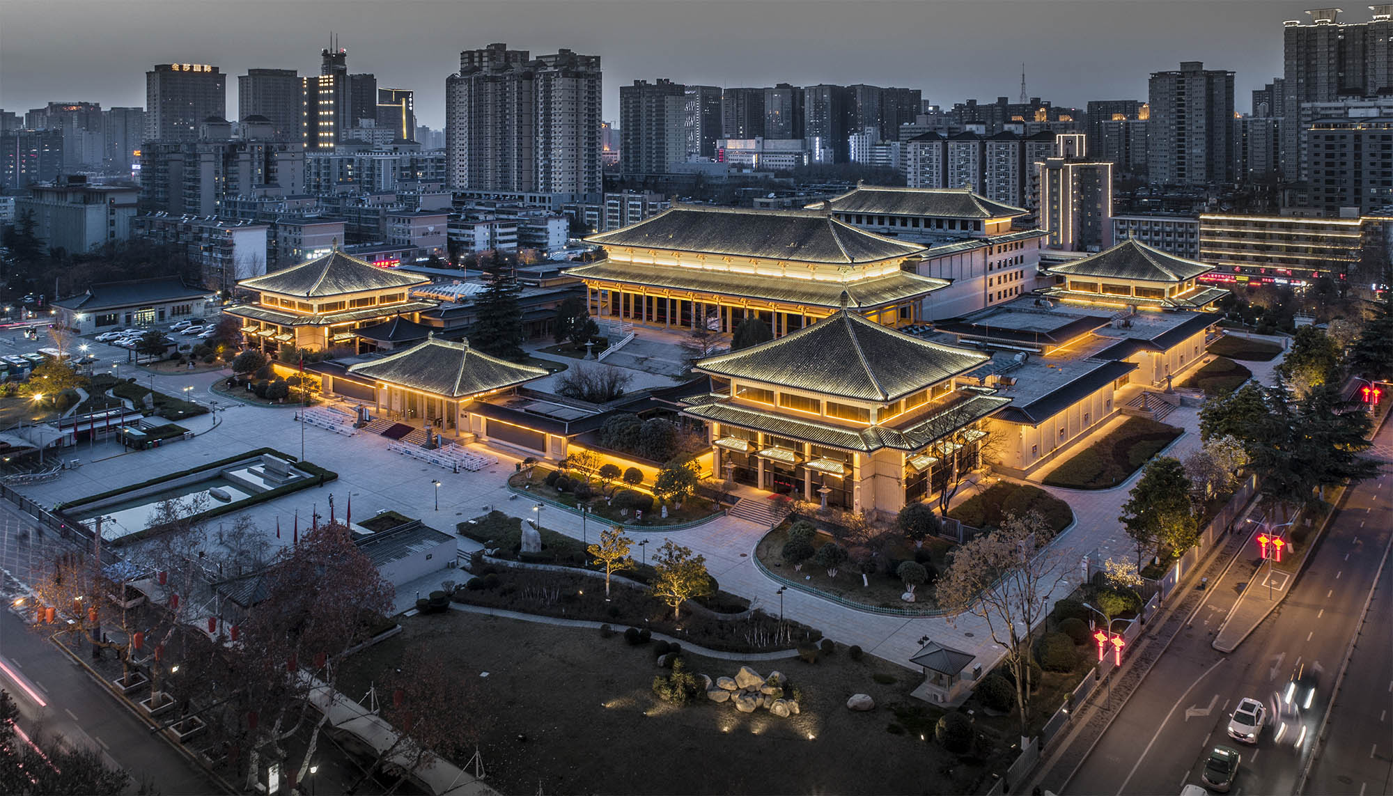 西安陕西历史博物馆夜景照明工程—2019神灯奖申报工程