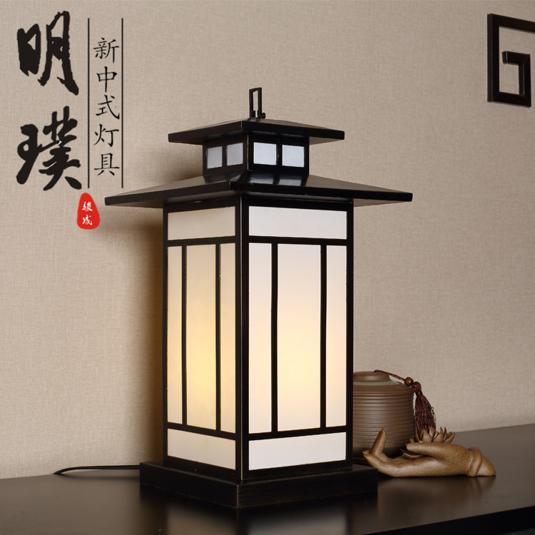 浴室新中式灯具	新中式台灯定制