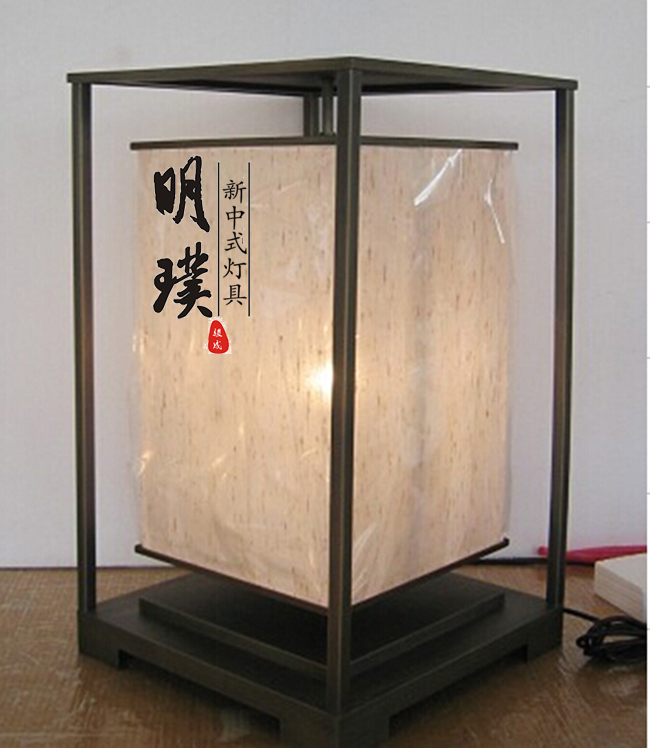 餐厅新中式台灯厂家	布艺新中式灯具批发