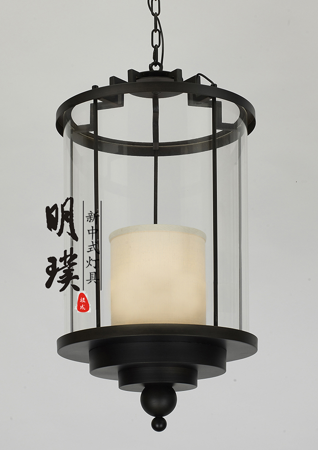 卧室新中式吊灯   明璞新中式品牌