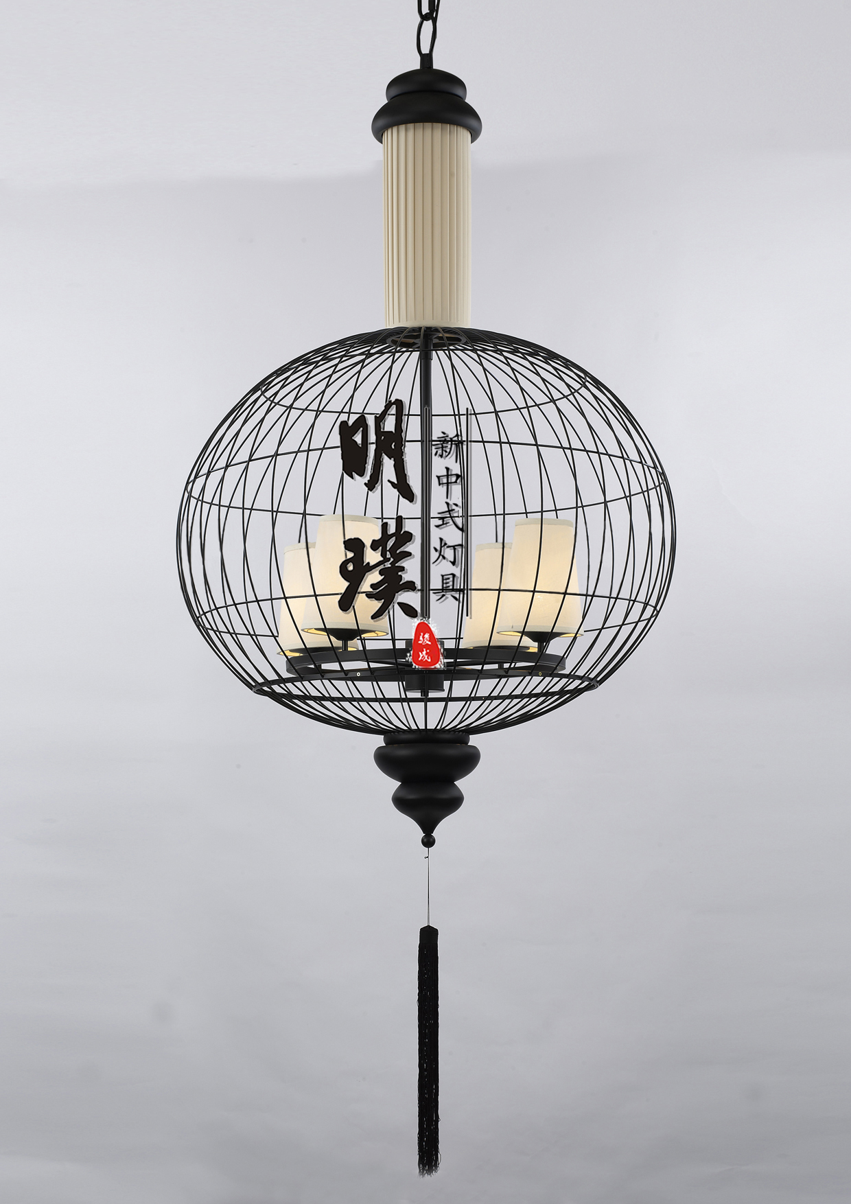别墅新中式吊灯代理	简约新中式吊灯品牌