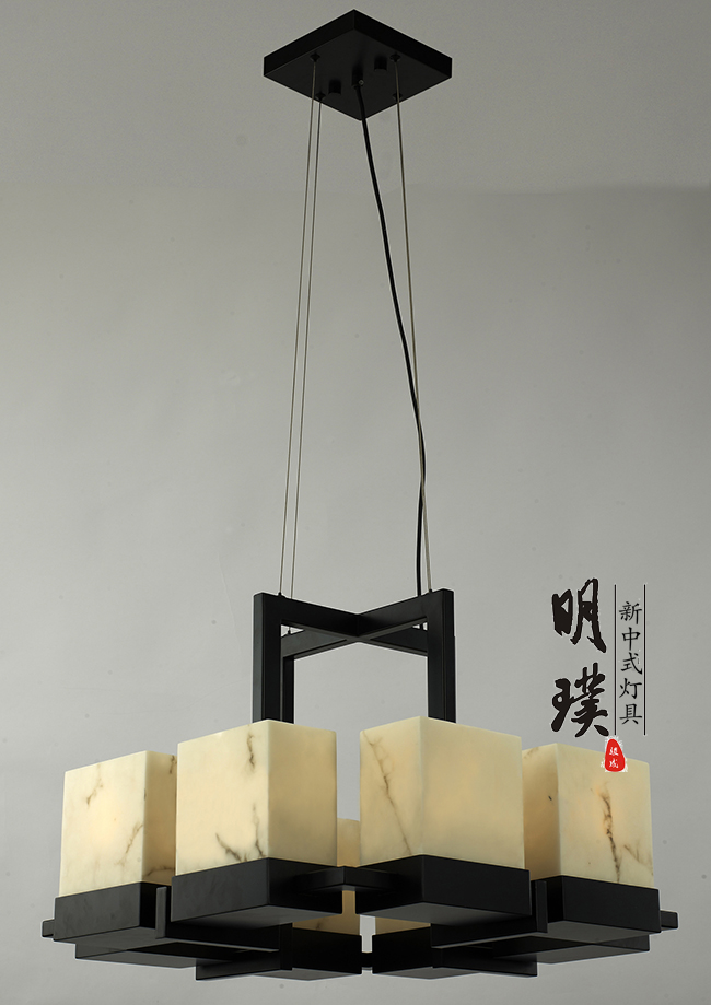 明璞新中式灯具	酒吧新中式吊灯	新中式吊灯代理