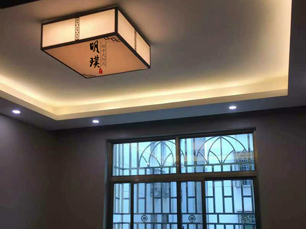 新中式吸顶灯客厅灯中国风古复式楼大吸顶灯具