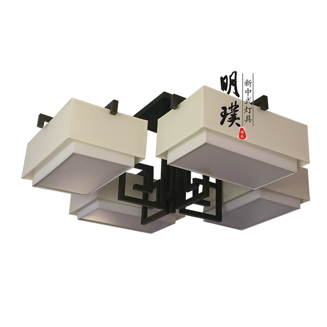 新中式客厅吸顶灯 简约现代家用大气灯具