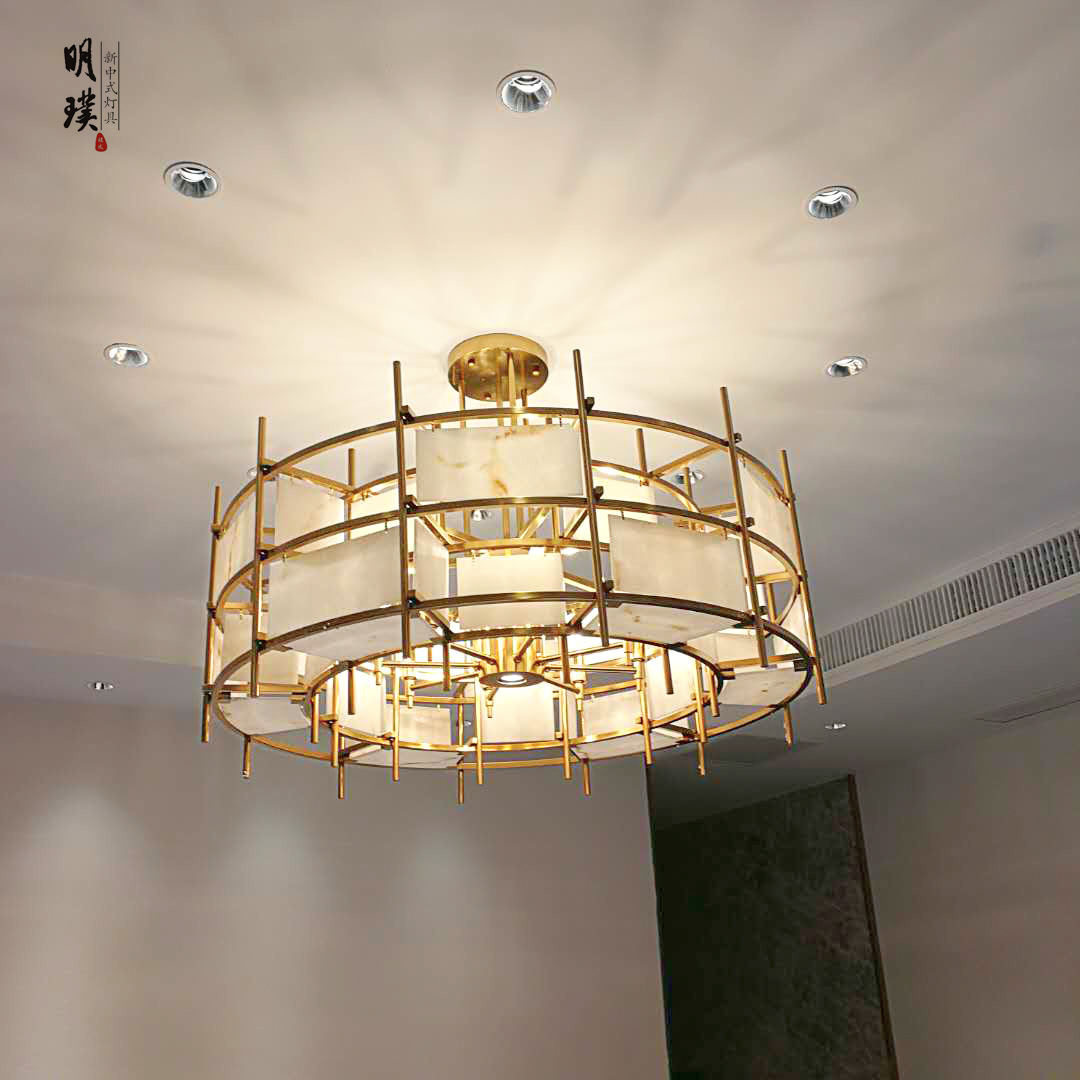 新中式灯具 现代中式吊灯 现代简约新中式吊灯厂家
