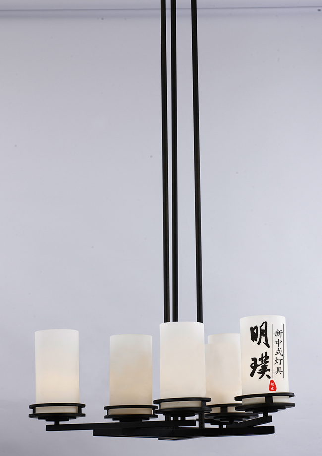 中式吊灯中国风客厅餐厅卧室简约现代大气创意个性装饰铁艺灯具