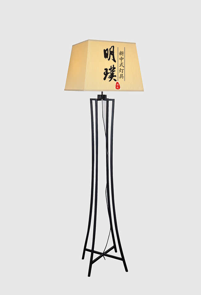 大厅新中式落地灯厂家 办公楼新中式落地灯