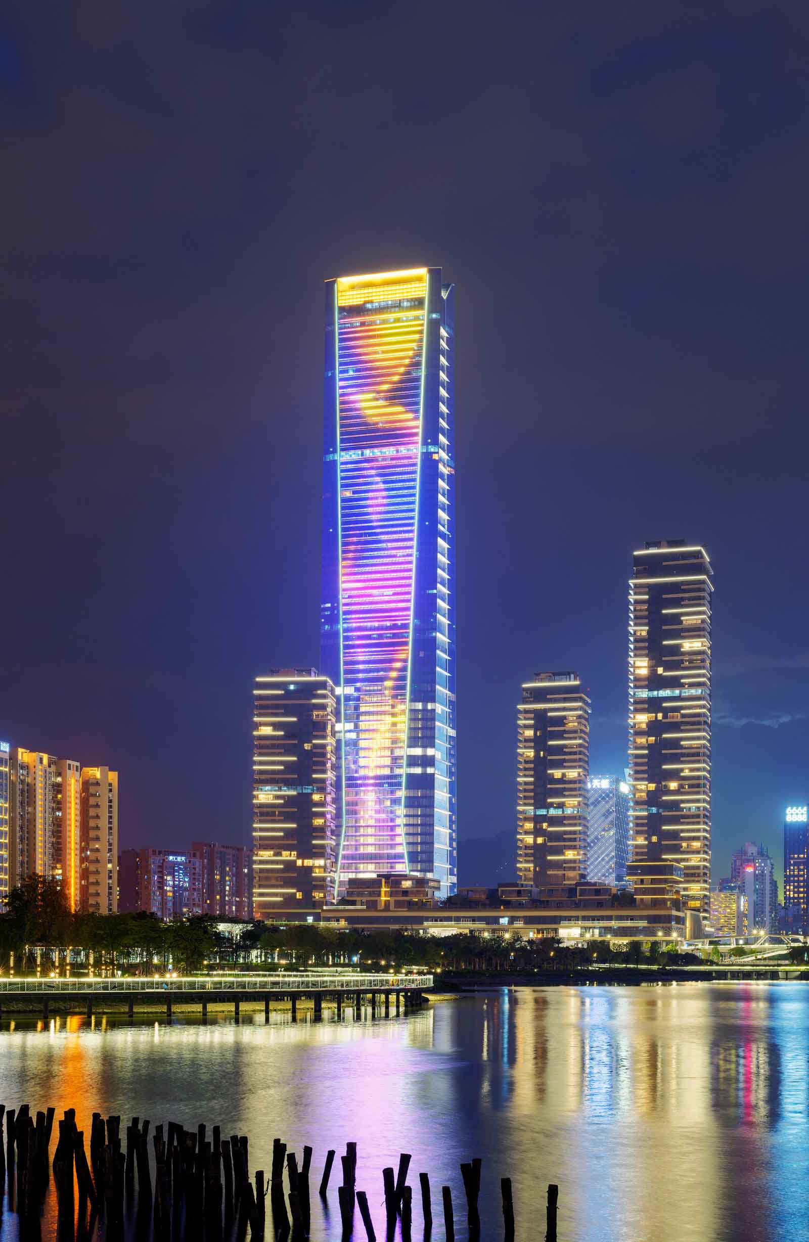 深圳湾壹号主楼作为其中重要载体之一,与其他深圳湾地标建筑共同联动