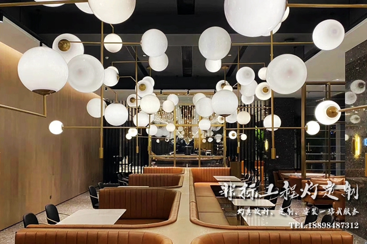杭州打破常规的新式主题酒店灯具定制方案