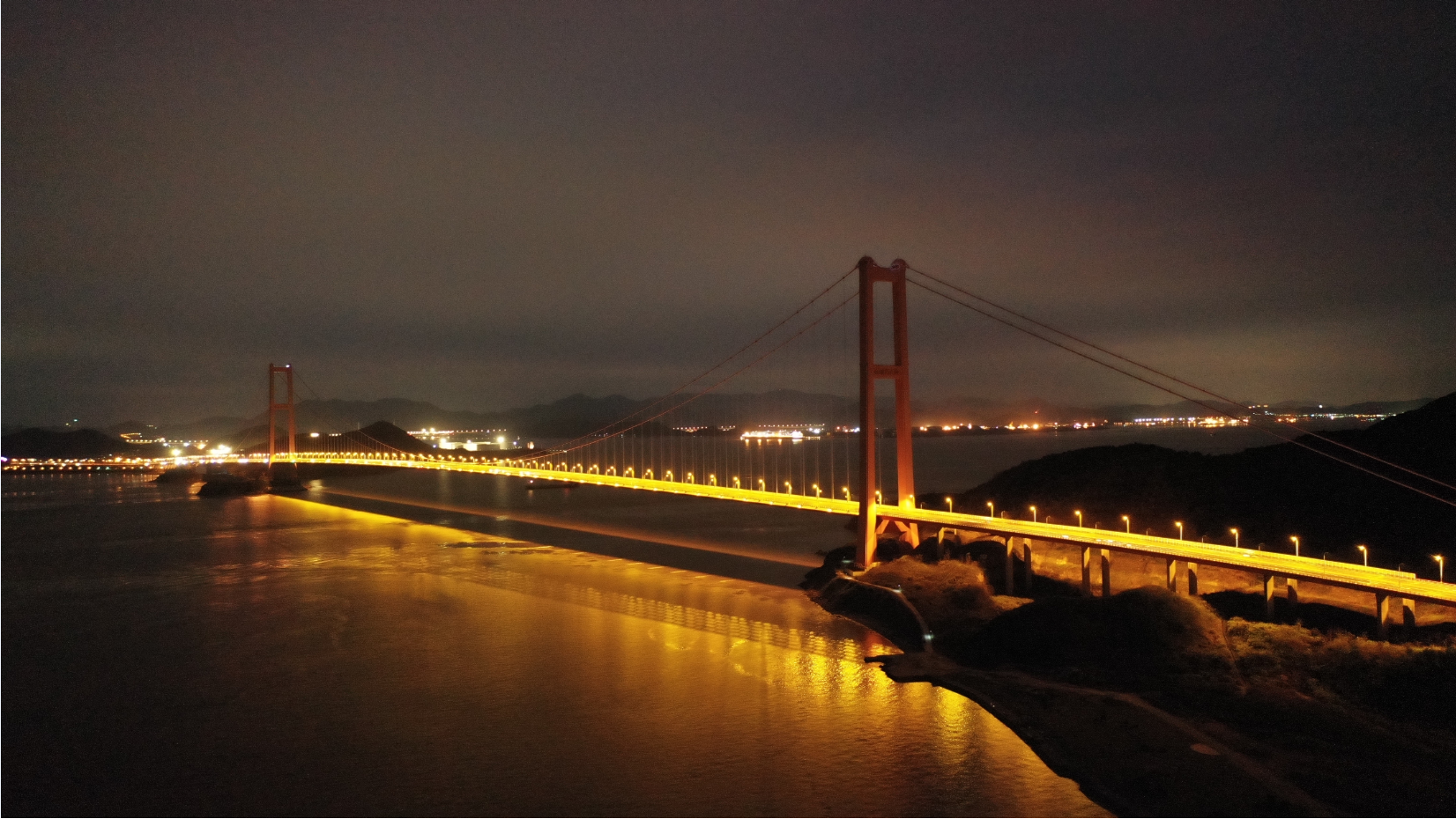 浙江舟山跨海大桥西堠门主桥照明改造工程