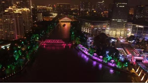 运河夜景照明