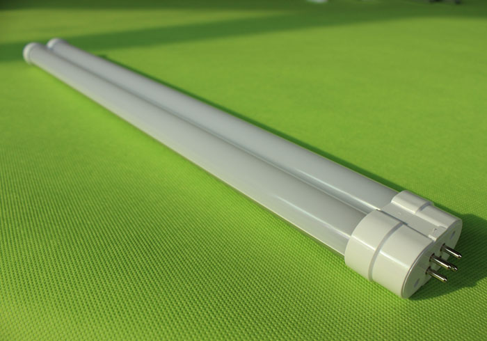 照子龙led日光灯无暗线透明乳白pc罩2g11外壳