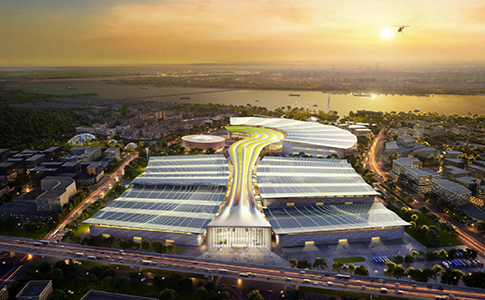 光筑杭城新地标：卓生照明织就杭州大会展中心“扇·绸”夜韵